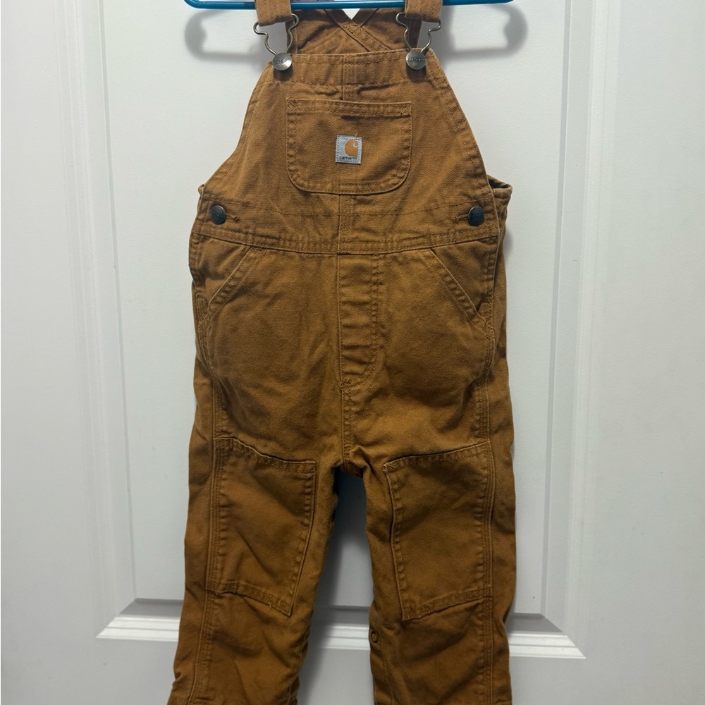 Carhartt Tan Kids Overalls